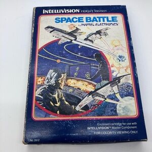 Mattel Space Battle video game cartridge for the intellivision